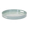 Melrose Round Mushroom and Floral Print Tray 13.5"D