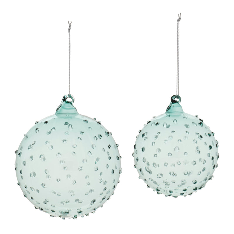 Melrose Hobnail Glass Ball Ornament (Set of 12)