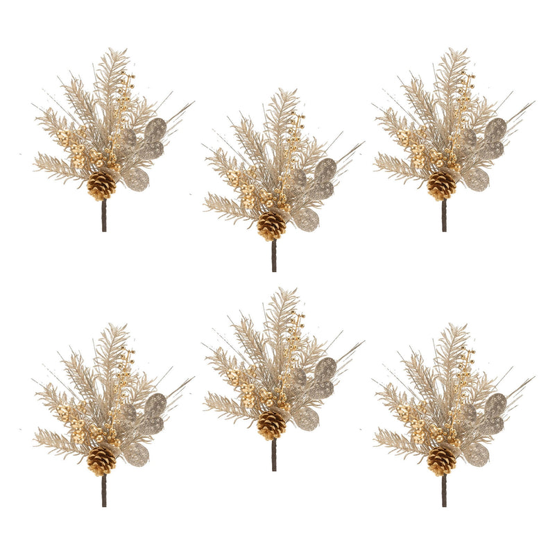 Melrose Mixed Pine Eucalyptus Spray (Set of 6)