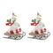 Melrose Sledding Holiday Goose Figurine (Set of 4)