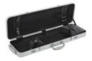 GEWA PURE Violin Case Polycarbonate Silver "Fun" Oblong w/Subway Handle 4/4-3/4