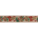 Melrose Pinecone Wired Ribbon (Set of 2)