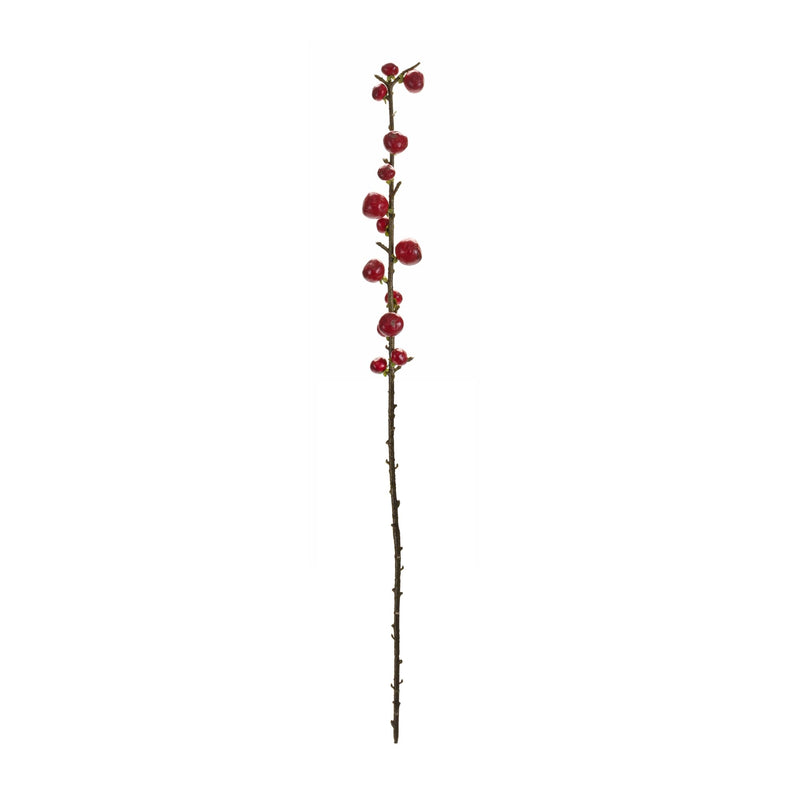 Melrose Red Berry Twig Stem (Set of 6)