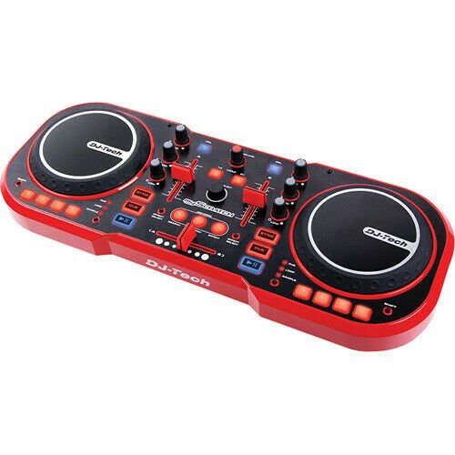 DJ Tech myScratch Pack USB DJ MIDI Controller w/ Headphones & Sound Interface