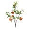 Melrose Orange Fruit Foliage Branch (Set of 6)