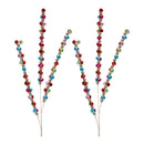 Melrose Metal Jingle Bell Spray (Set of 2)