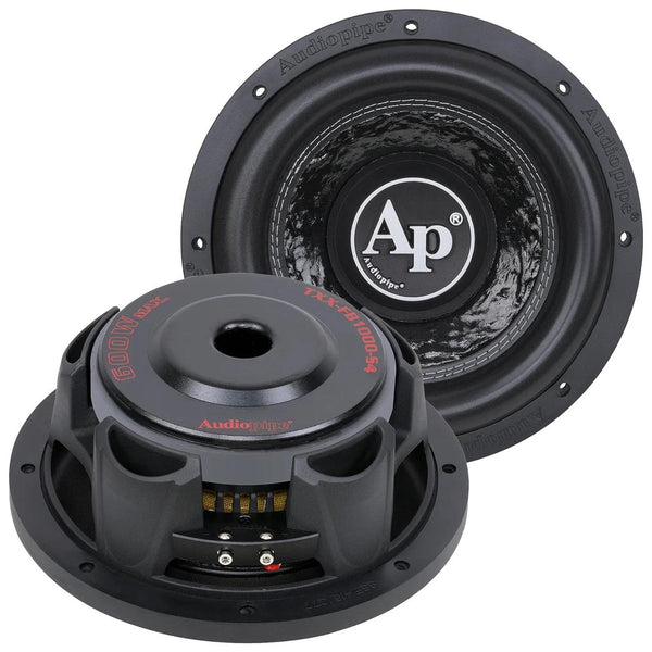 Audiopipe 10" Shallow Mount Woofer 300W RMS/600W Max Single 4 Oh - TXX-FB1000-S4