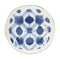 Melrose Coastal Tie-Dye Design Ceramic Plate (Set of 4)