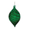 Melrose Emerald Green Swirl Glass Ornament (Set of 6)