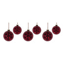 Melrose Snowflake Ball Ornament (Set of 6)