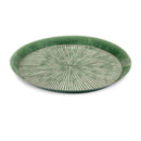 Melrose Round Etched Metal Tray 13.5"D