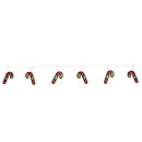 Melrose Candy Cane Ekkolight Garland 68"L