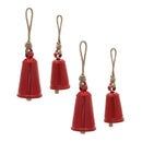 Melrose Rustic Metal Bell Ornament (Set of 4)