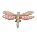 Melrose Floral Etched Butterfly and Dragonly Shelf Sitter (Set of 4)