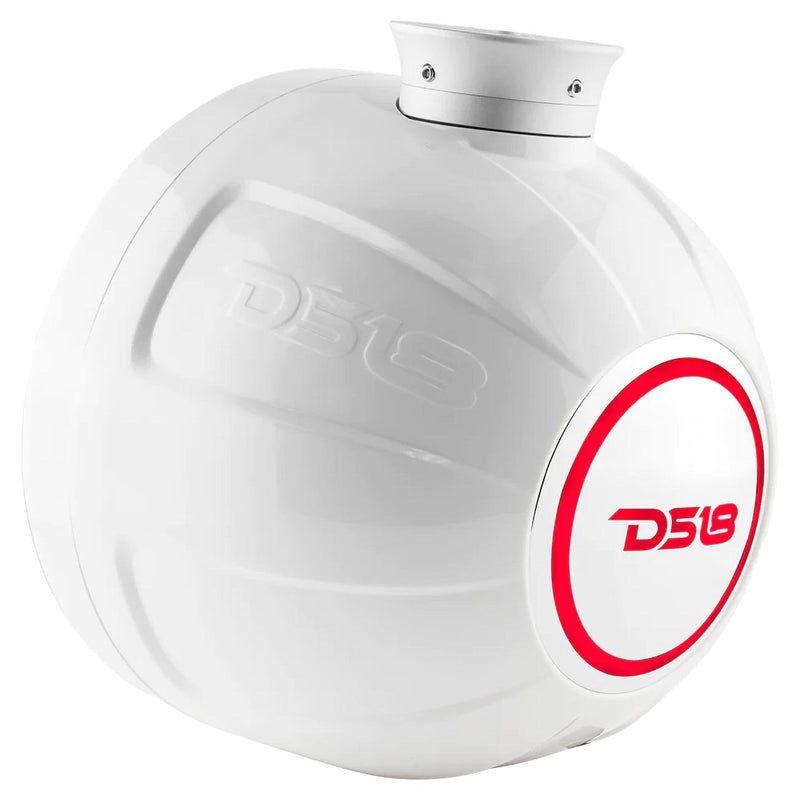 DS18 NXLPS8W 8" Marine Pod Speakers with RGB LED - White (Pair)