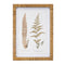 Melrose Wood Framed Fern Print Wall Decor, Rustic, Wood