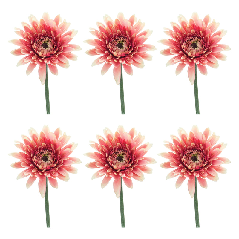 Melrose Gerbera Daisy Floral Stem (Set of 6)