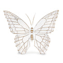 Melrose Stone Butterfly Shelf Sitter with White Washed Finish (Set of 3)