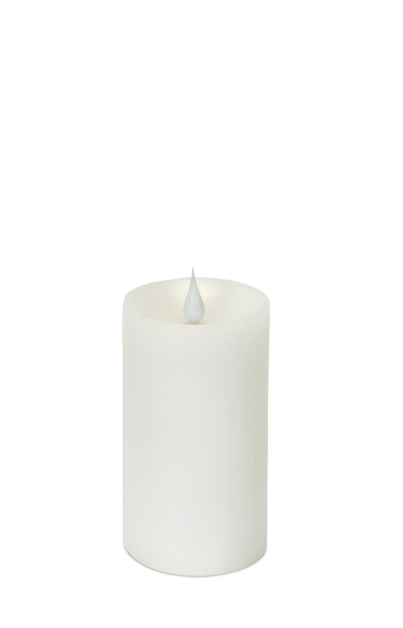 Melrose Simplux Designer LED Candle with Moving Flame and Remote (Set of 2)