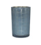 Melrose Navy Frosted Glass Candle Holder (Set of 2)