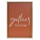 Melrose Gather and Thankful Sentiment Sign (Set of 2)