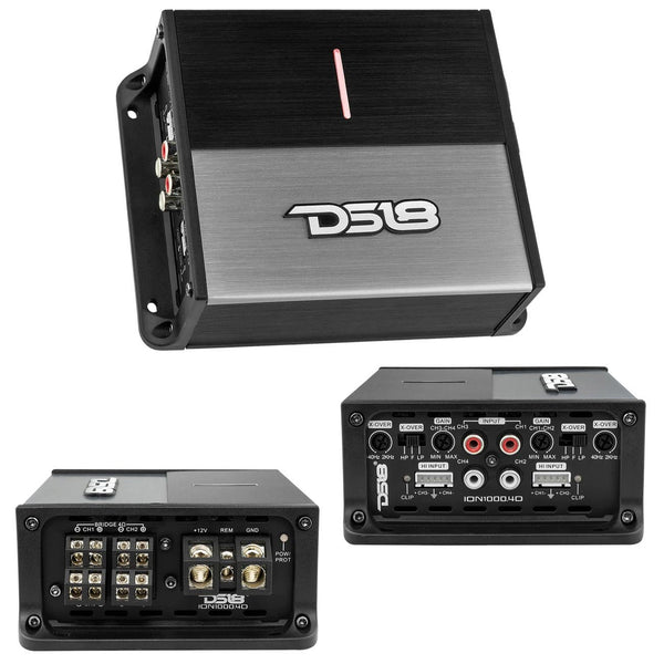 DS18 ION10004D 4-Channel 600W RMS Amplifier