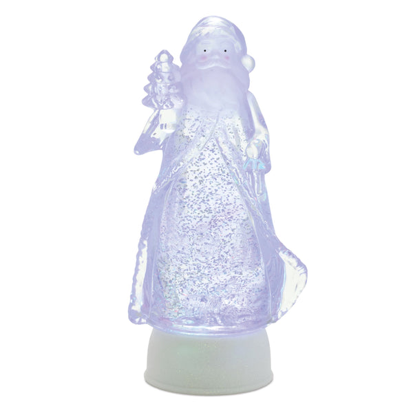 Melrose LED Santa Snow Globe 10"H