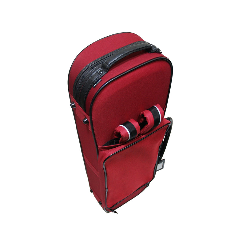 Pedi NiteFlash Viola Case 16.5" Red with Steel-Shield & Reflective Strips