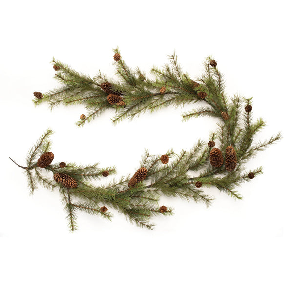 Melrose Pine and Pinecone Garland 6'L