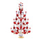 Melrose Jeweled Metal Christmas Tree (Set of 2)