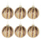 Melrose Glitter Painted Glass Ball Ornament (Set of 6)