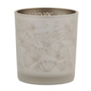 Melrose Set of 3 Silver & Gold Glass Votive Candle Holders