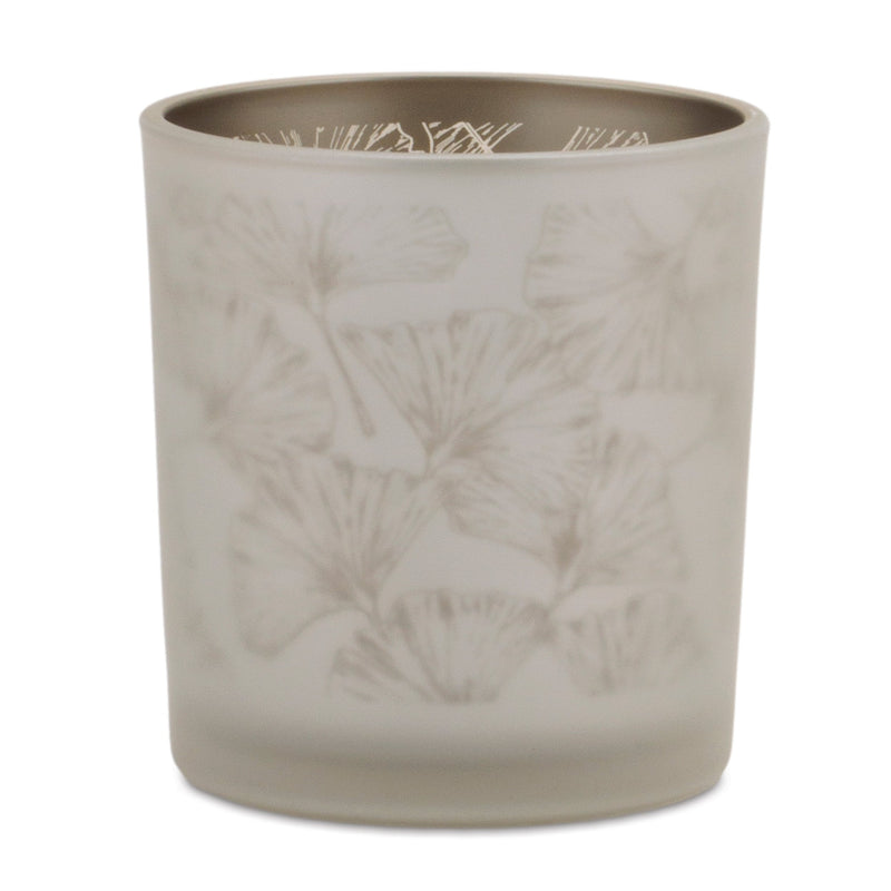 Melrose Set of 3 Silver & Gold Glass Votive Candle Holders