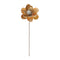 Melrose Beaded Gold Magnolia Flower Stem (Set of 2)