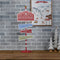 Melrose Dog Ski Resort Sign 33.5"H