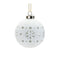 Melrose Porcelain Cut Out Ball Ornament with Nordic Design (Set of 6)