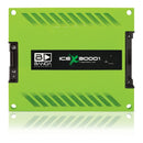 Banda ICEX3000.1GREEN 3000W RMS 1ch 1Ω Green Amplifier Boost Audio Mono Bass HPF