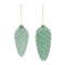 Melrose Frosted Glass Pinecone Ornament (Set of 6)