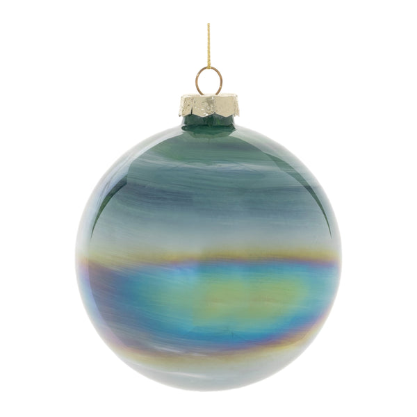 Melrose Iridescent Glass Ball Ornaments – Set of 6