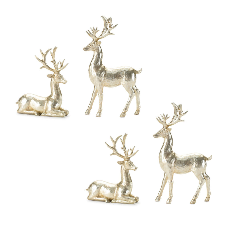 Melrose Holiday Deer Figurine (Set of 4)
