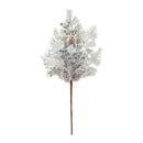 Melrose Flocked Pine Berry Spray (Set of 2)