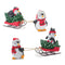 Melrose Playful Penguins with Sled Figurine (Set of 2)