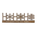 Melrose Ho Ho Ho Tabletop Sentiment Sign (Set of 2)