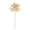 Melrose Beaded Poinsettia Flower Stem (Set of 6)
