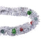 Melrose Tinsel Sleigh Bell Ornament Garland (Set of 2)