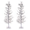 Melrose Icy Jeweled Twig Tree (Set of 2)