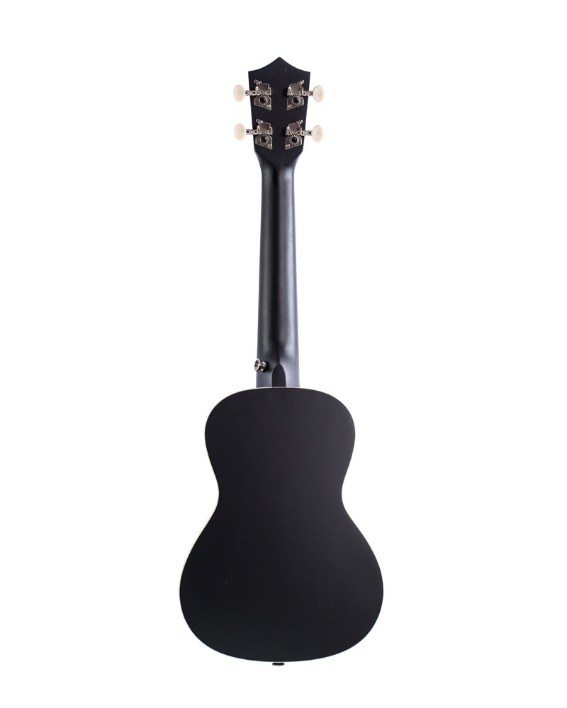 Bamboo Violin-Style Concert Ukulele 23″ - Black - U23‑VIO‑BK