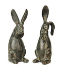 Melrose Floppy Ear Rabbit Statue (Set of 2)