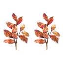 Melrose Metallic Harvest Leaf Spray (Set of 2)