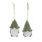 Melrose Terra Cotta Gnome with Pine Tree Hat Ornament (Set of 6)